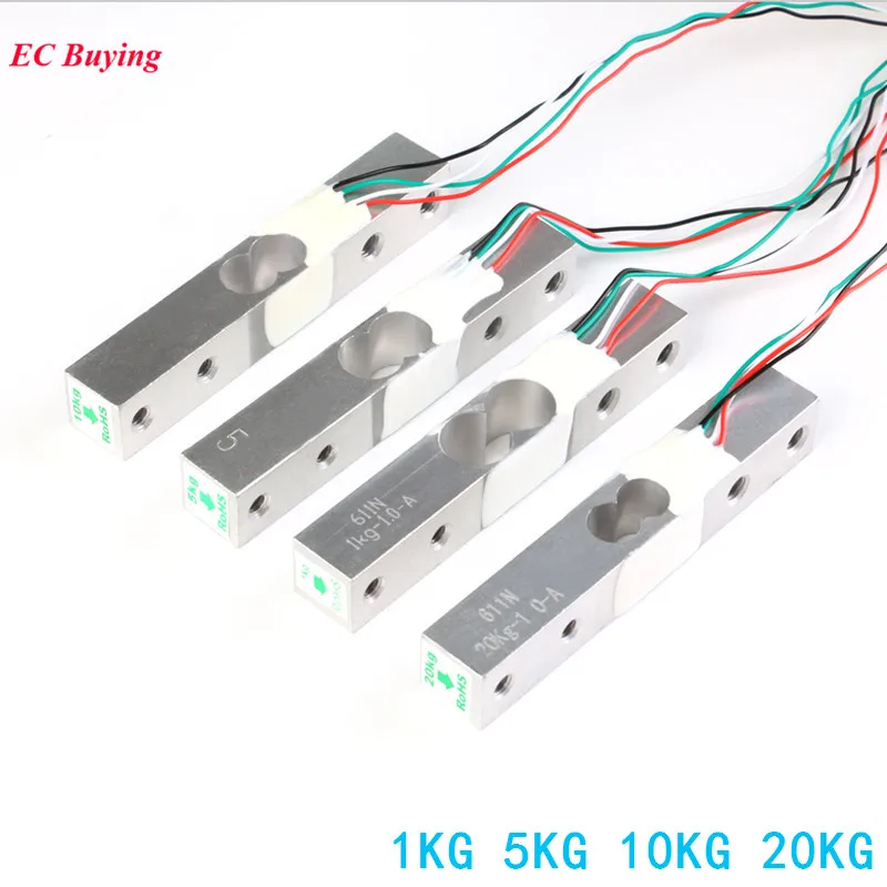 Digital Load Cell 1kg 5kg 10kg 20kg Weight Sensor Electronic Scale HX711 Weighing Pressure Sensor AD Module for Arduino