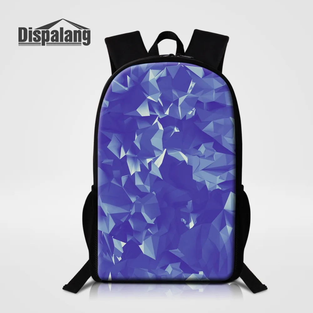 

Dispalang Fashion School Backpack Origami Striped Print Children School Bags Women Men Travel Shoulder Bags Kids Bookbag