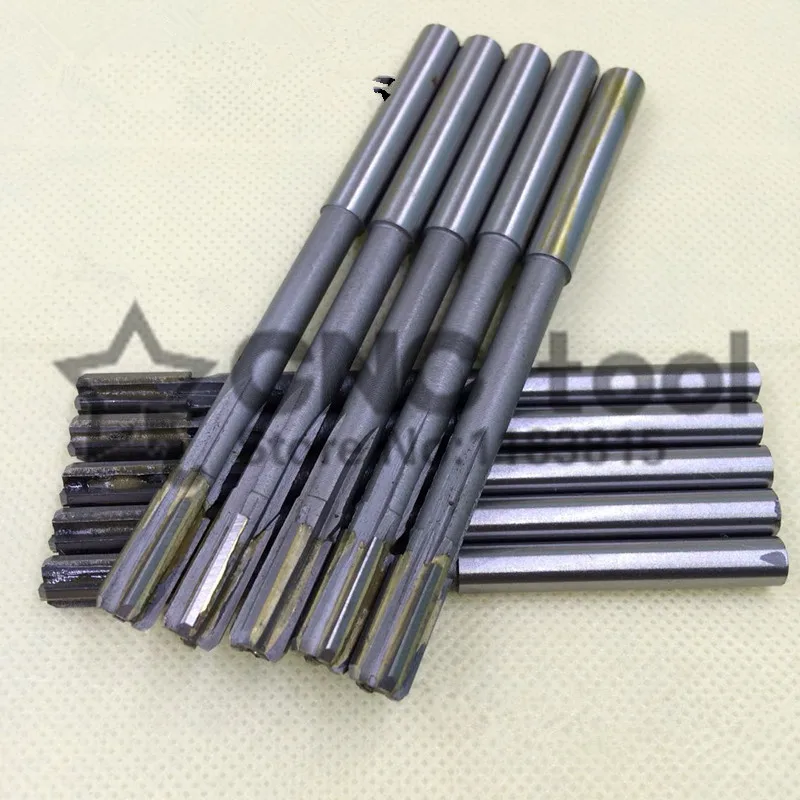 accuracy H8 1PCS cemented carbide shank machine reamer with taper shank tungsten steel reamer,4/6/8/10/12/14/16/18/20mm