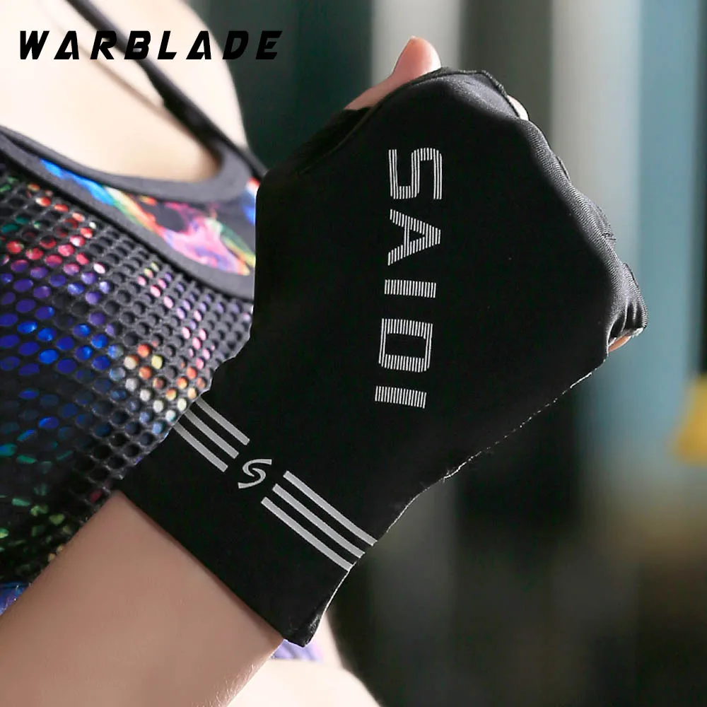 

WarBLade Women Men Training Gym Gloves Body Building Sport Fitness Gloves Exercise Weight Lifting Gloves Female Half Finger Luva