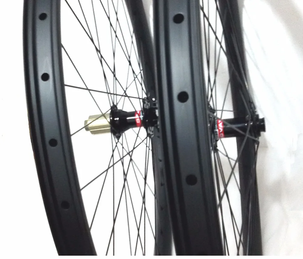 Runtent Carbon Mtb Wheelset 29er AM 35x30 Novatec Skewer Hubs Front 100X15 Rear Wheel 142X12mm/Thru Axle D791 D792 108X9,145X10