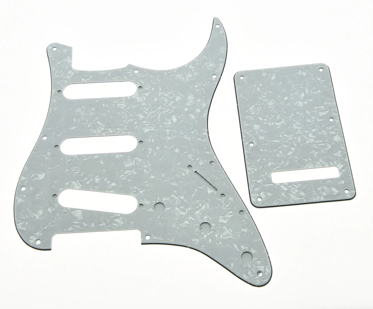 

ST Pickguard, задняя пластина и Винты SSS белый жемчуг