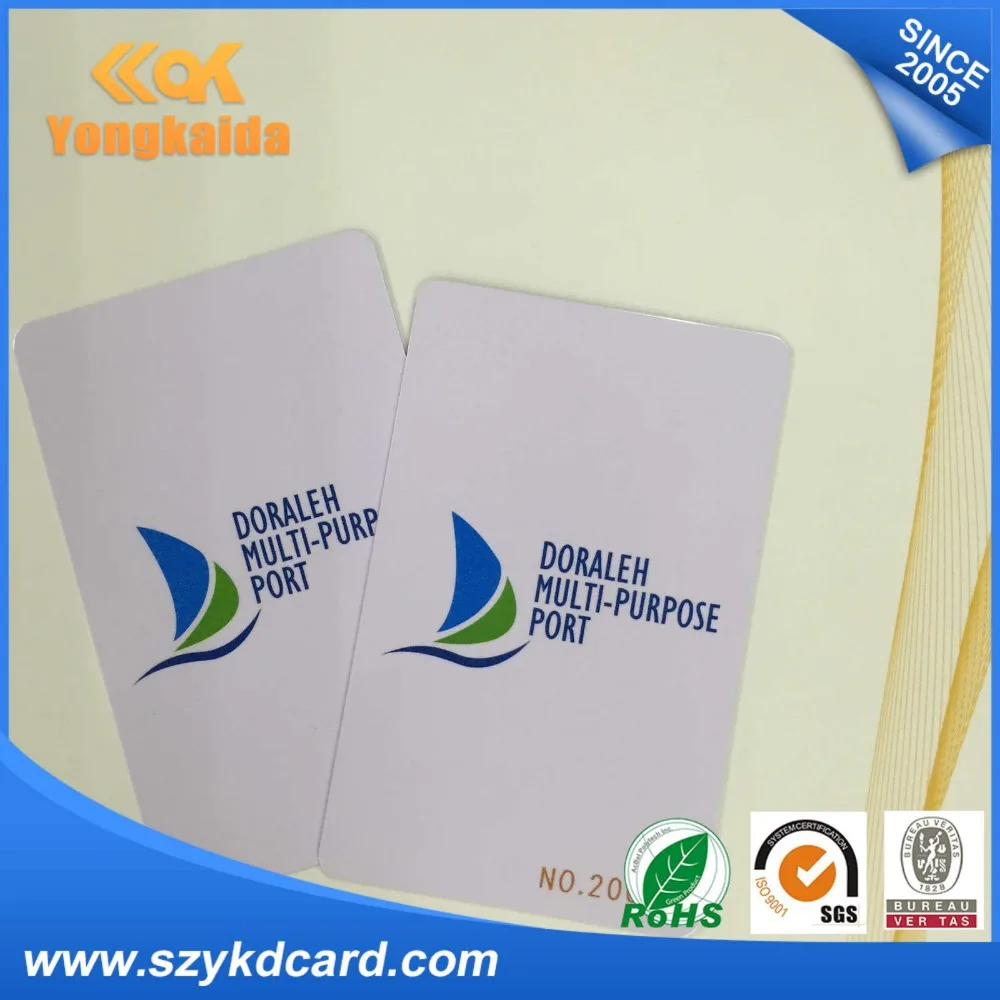 5000pcs 13.56Mhz Compatible ic card Printing card for custom artwork