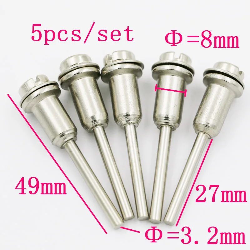 5pcs Da 1/8 Pollici Ad Alta Velocità Gambo In Acciaio 5.8 millimetri Vite Mandrini Per Dremel