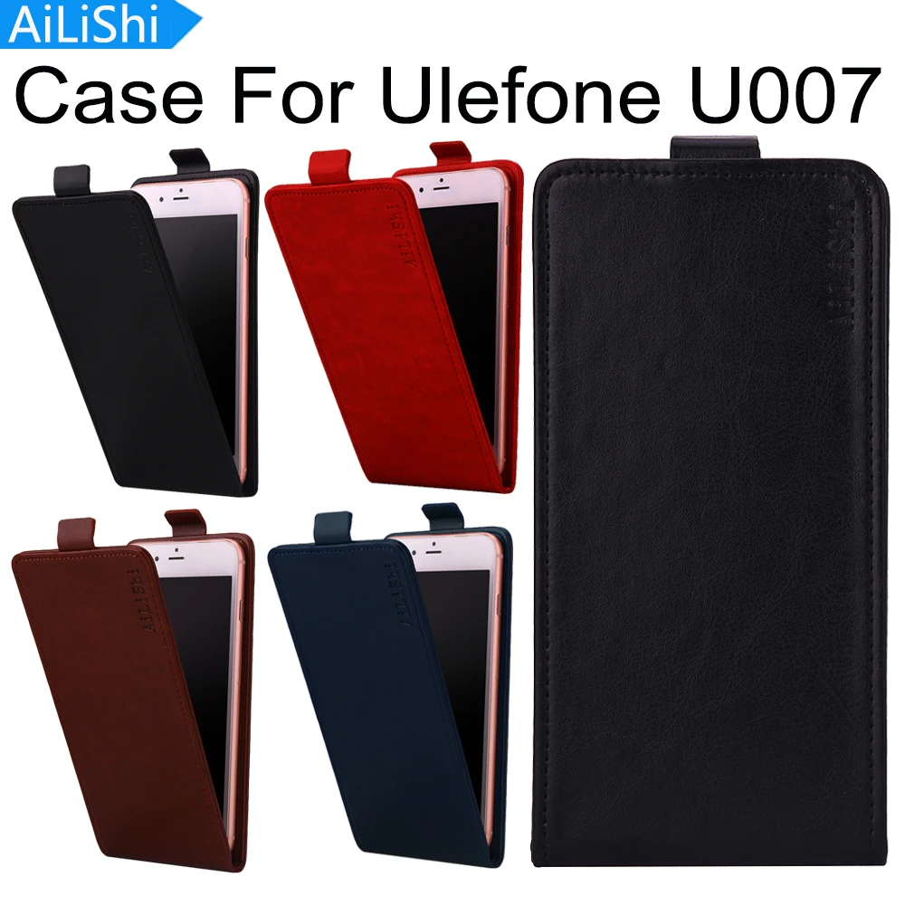 AiLiShi 4-Colors Top Quality Up And Down Flip For Ulefone U007 Case Luxury PU Protective Cover Skin Leather Case With Card Slot