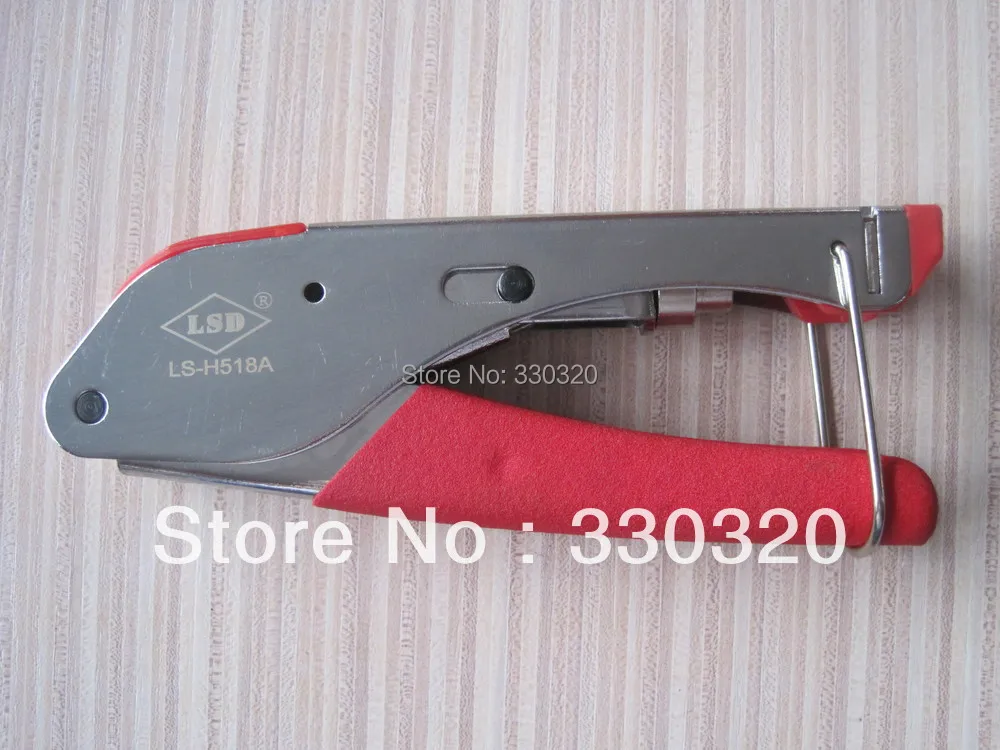 LS-H518A RG59 RG6 F type Connector Compression Crimping Tool