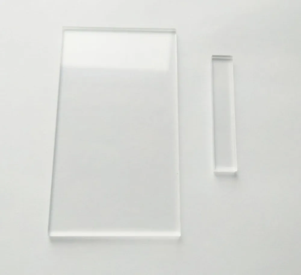 Transparent Gloss Acrylic Rectangle Sheet, Clear Acrylic Rectangular Place Card Material, Rectangle Crafting Mosaic & Wall Tiles