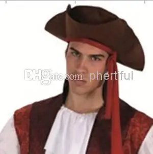 Commercio all'ingrosso-2016 Nuovo Stile di Modo Costume di Carnevale del Partito di Cosplay Abbigliamento per uomo lavorato a maglia pirata costumi di supereroi di Colore Rosso