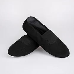 Ushine EU22-45 Verbeterde Zwart Rood Canvas Slippers Leraar Gym Indoor Oefening Fitness Yoga Ballet Dansschoenen Kinderen Vrouw Man