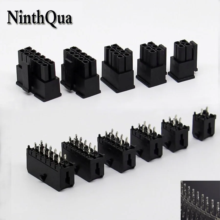 5557 2P 4P 6P 8P 10P 12P 14P 16P 18P 20P 22P 24P 3.0mm 180 Degrees Wire Terminals Car Auto Electronic Connector Plug Jack