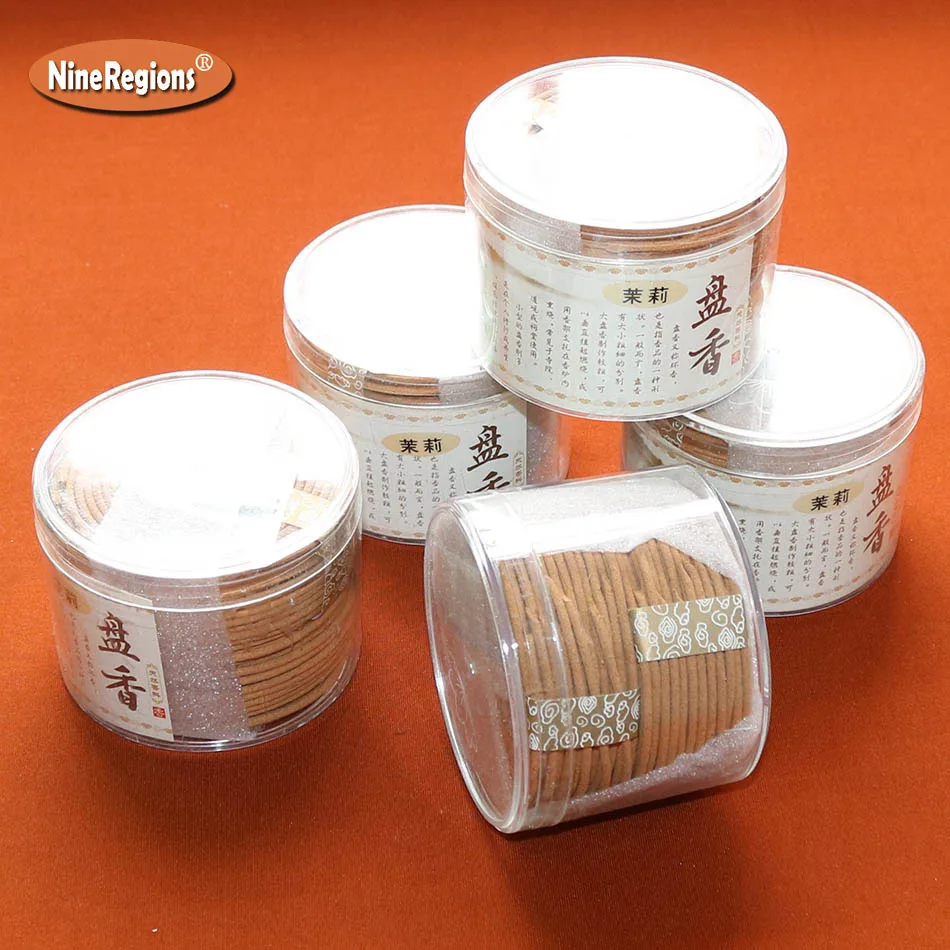 Wholesale Incense Coils Smell Aroma Sandalwood Rose Lavender Jasmine YuLan Bodhi Fragrance 4Hrs 48coil/box with Burner