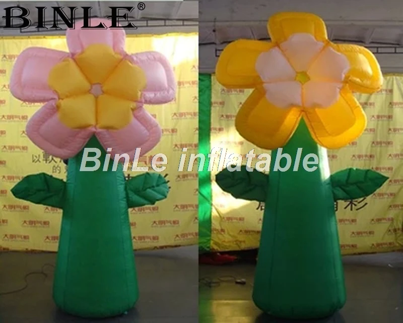 

2018 Giant Outdoor Decoration Standing Inflatable Flower for Event