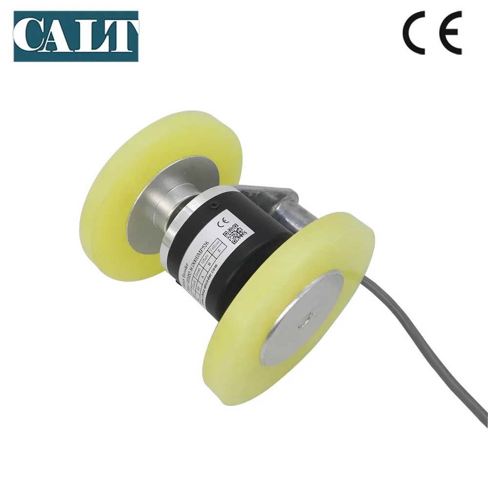 CALT GHW52 Wheel Encoder Meter Counter Length Measuring Device 300mm DC 5V Non-Slip Rotary Encoder for Textile