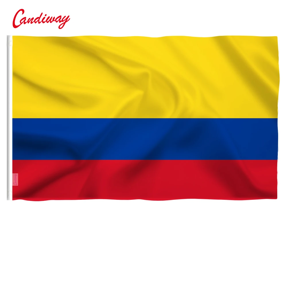 90 x 150 cm Distrito de Columbia Colombia Bandera Banner Bandera de poliéster Interior Exterior Decoración del hogar NN043