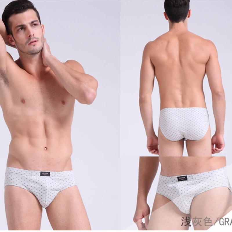 NEW 100% Cotton Mens Briefs Plus Size Men Underwear PantiesL/XL/XXL/XXXL/4XL Men\'s Breathable Panties 1 PIECE
