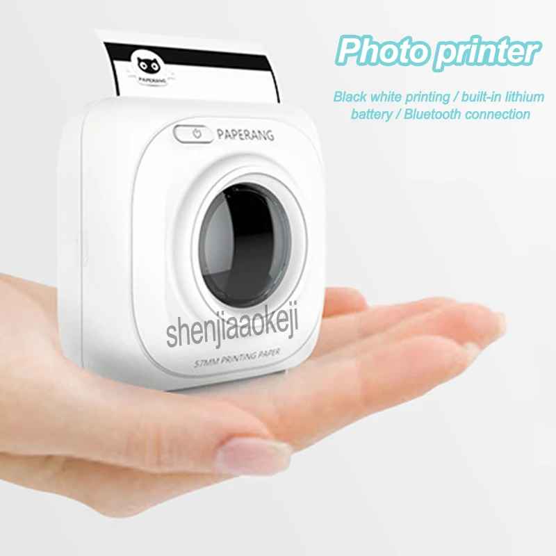 Photo Printer Portable Bluetooth Printer Picture Thermal Printer Phone Wireless Connection Printing machine for Office/Learning