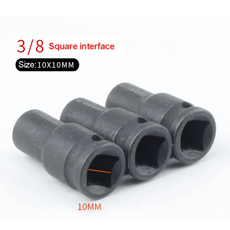 3/8 full-tooth double-head screw socket with threaded furniture embedded inner and outer tooth nut sleeve bit