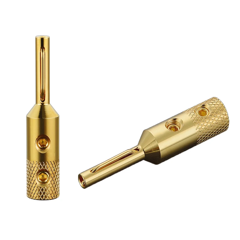 Viborg Hifi Audio Banana Plug Zuiver Koper Zilver/Goud/Rhodium Plated Beschikbaar VB401 Jack Terminal voor 5mm luidsprekerkabel