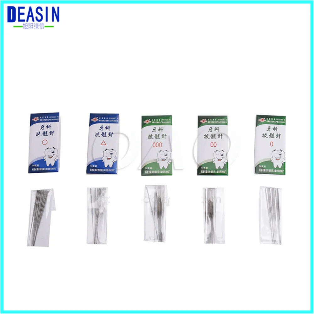 5 Packs dental pull out marrow needle Anterior posterior teeth Washing needle cotton needles Dental pulp removal needl