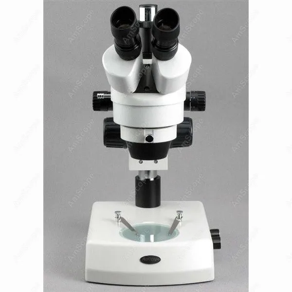 Stereo Zoom Microscope--AmScope Supplies 3.5X-90X Stereo Zoom Microscope w Dual Halogen Lights + 3MP Camera