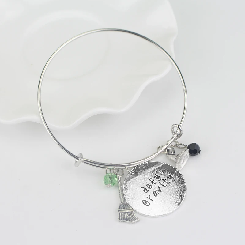 Wicked the Musical Inspired Crystal Bangle Bracelet \