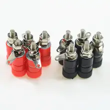 Nickel Banana Socket 10pcs Red Black Hardware #4