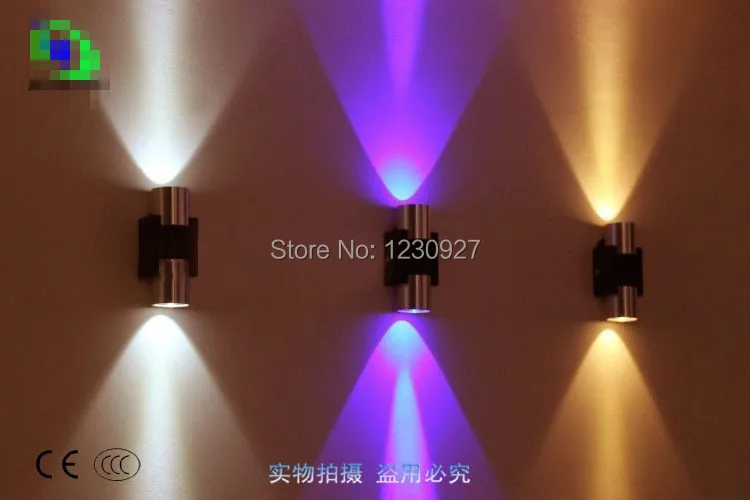 

Led up and down wall lamp 2w 6w modern staircase wall lamp corridor light creative background wall light bar wall lamp