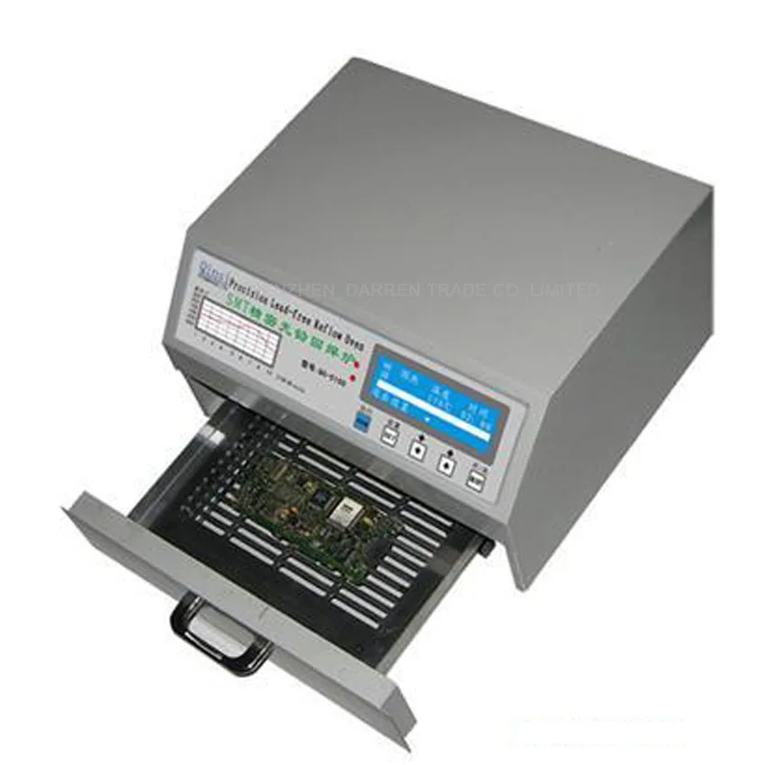 

Automatic Lead-Free Reflow Oven for SMD Rework solder area 180*120mm 110v 220v