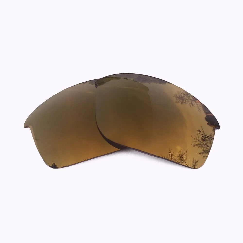 Bronze Gold Mirrored Polarized Replacement Lenses for Bottle Rocket Sunglasses Frame 100% UVA & UVB