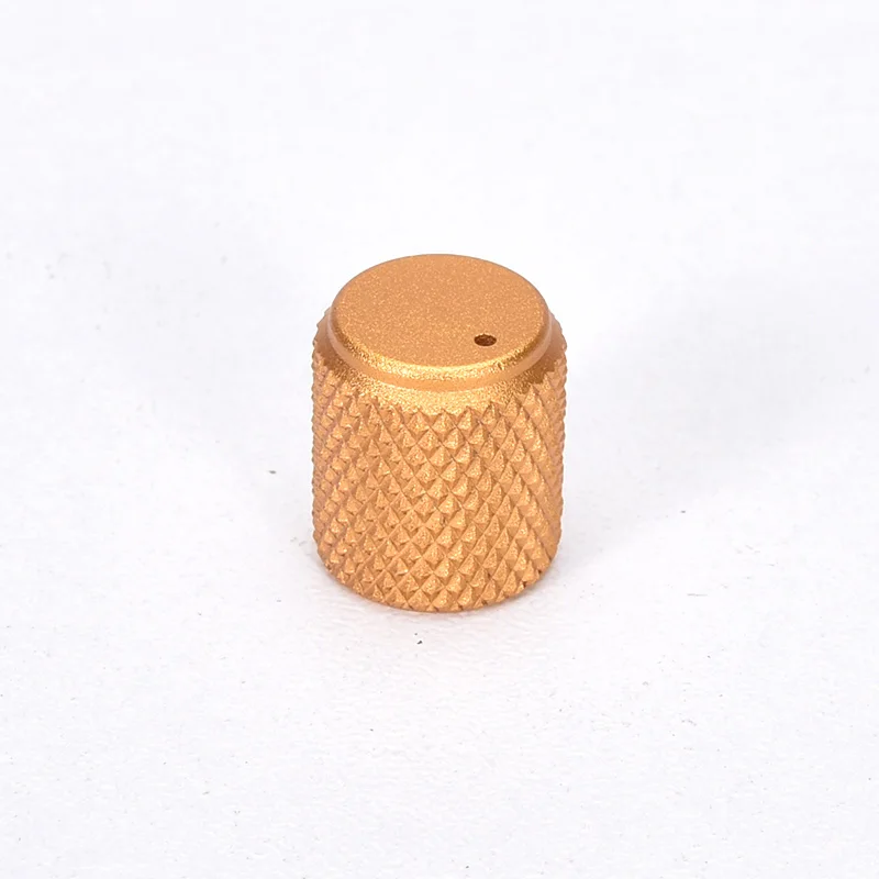 5 قطعة القطر: 12 مللي متر ارتفاع: 15 مللي متر الألومنيوم مخرش حجم الجهد مقبض أسود/الفضة/الأحمر/الذهب