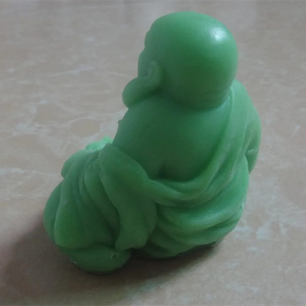 3D Buddha Candle Mold, Soap Mold,DIY Silicone Molds for Candle Making, Decorated Resin Polymer Plaster, Craft Mould