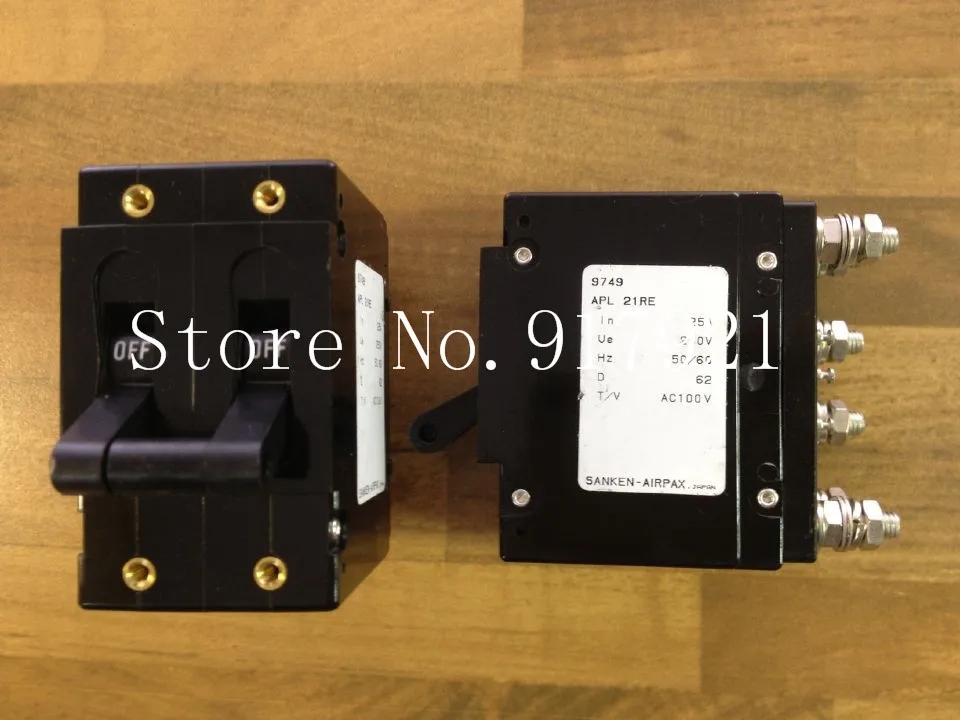 [ZOB] New American AIRPAX Ebers 21RE 2P25A 250V NO auxiliary equipment circuit breaker NC