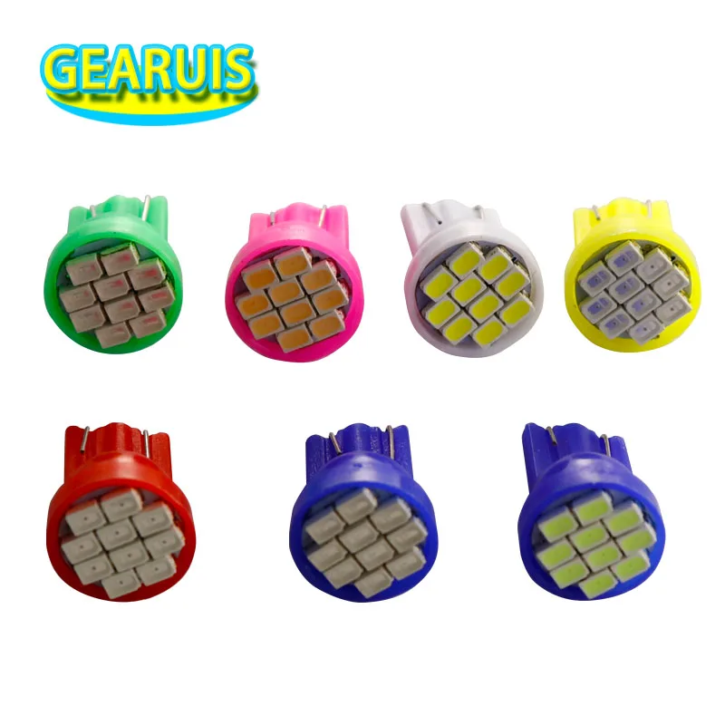 

1000pcs Truck LED 24V T10 10smd 1206 led 194 168 501 W5W 10 smd 3020 10LED Wedge Light Bulb Lamp Interior Lights white DC 24V