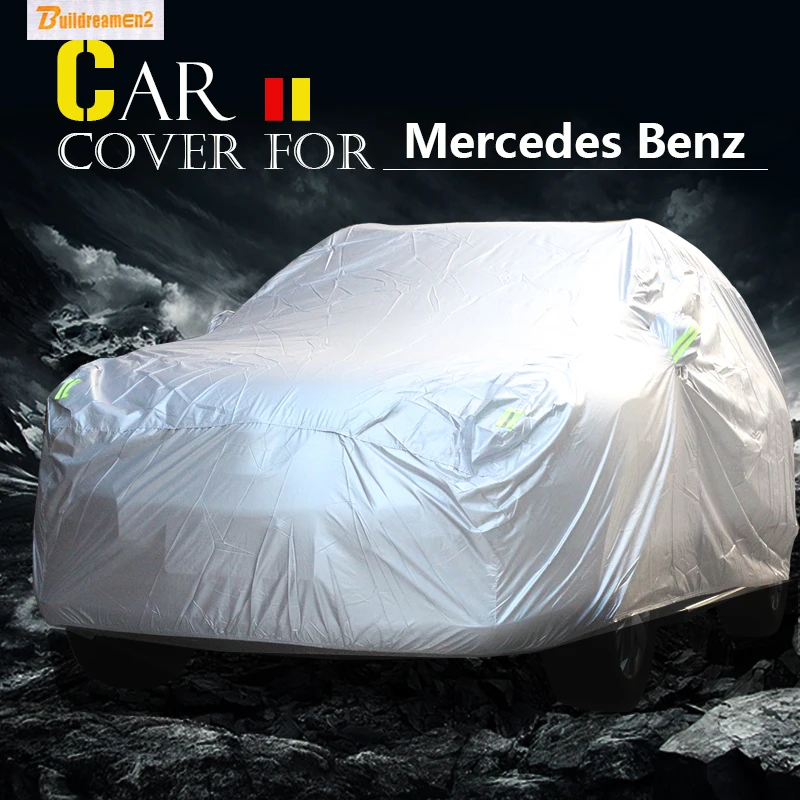 

Buildreamen2 Car Cover Sun Rain Snow Scratch Dust Resistant Cover Waterproof For Mercedes Benz GLK GLK280 GLK300 GLK320 GLK350