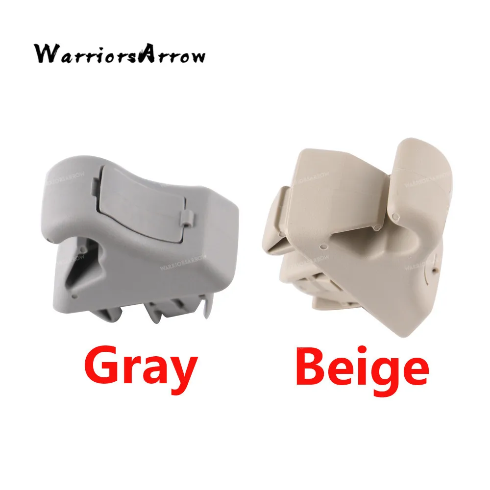 

Gray Or Beige Car Sun Visor Hook Clip Bracket For Mitsubishi Pajero Montero MK3 2000-2006 V73 V77 V93 V97 MR779704 MR779705