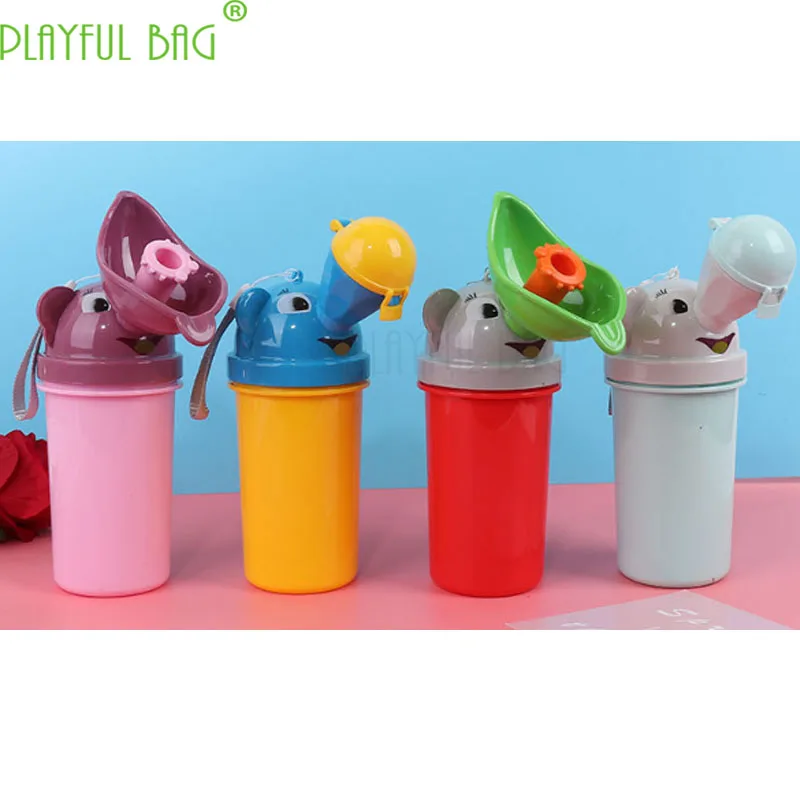 Portable outdoor emergency children High-capacity urinal for boys and girls urine receiver cute Cartoon image PP material NA100S