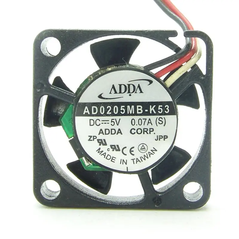 

USED ADDA AD0205MB-K53 5V 0.07A 25*25*7mm 2507 2.5cm 3lines cooling fan