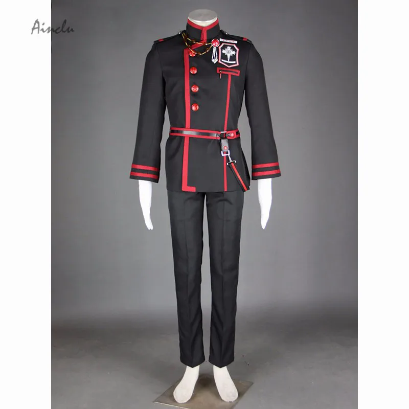 Ainclu Top SellingD.Gray man Anime Allen Walker Exorcist Uniform Halloween Cosplay Costume For Free Shipping