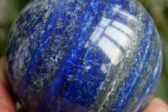 80 mm AAA+ Blue LAPIS LAZULI CRYSTAL Sphere Ball Rare