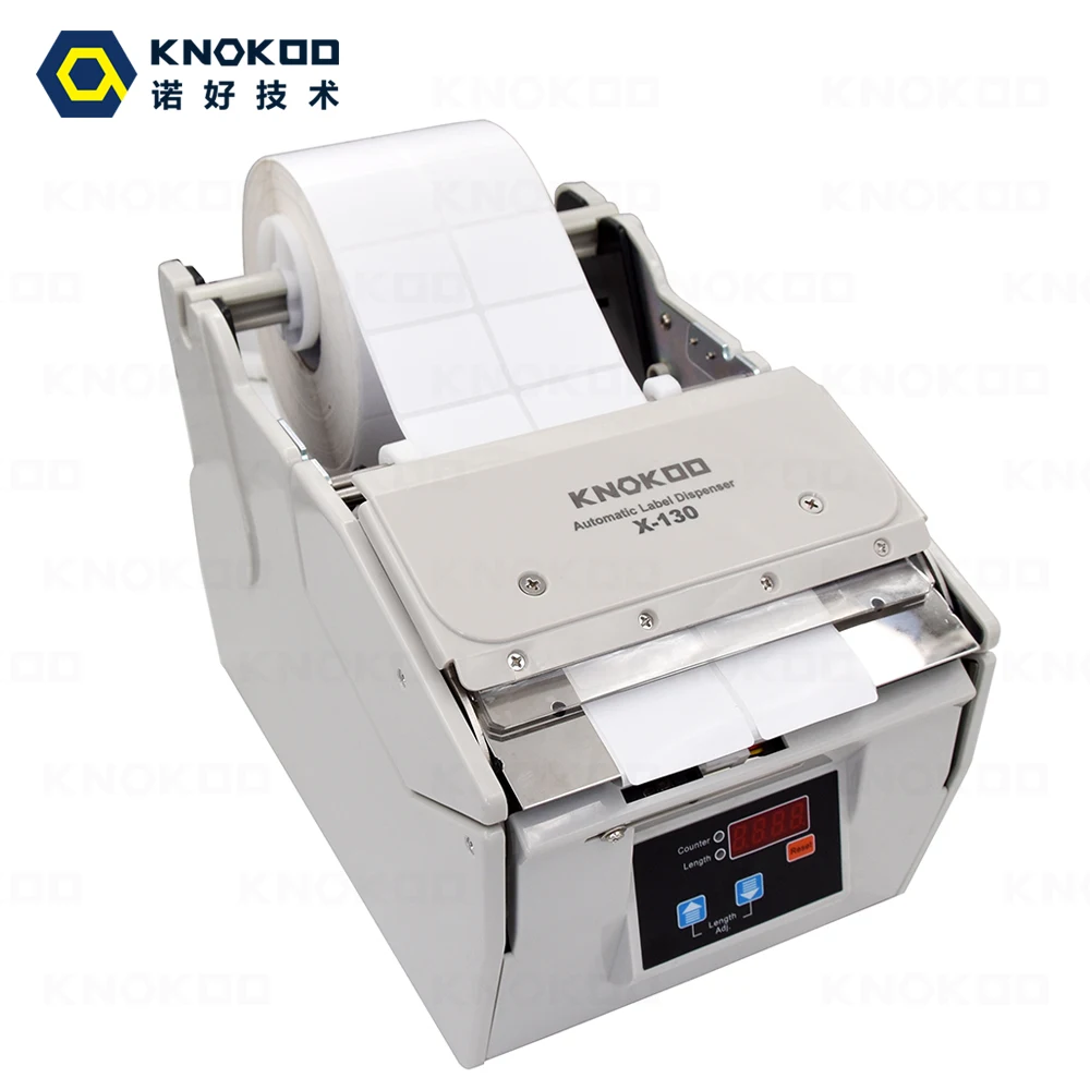 KNOKOO 자동 라벨 디스펜서 X-130 스티커 분리 LED 디스플레이 전기 라벨 제거기