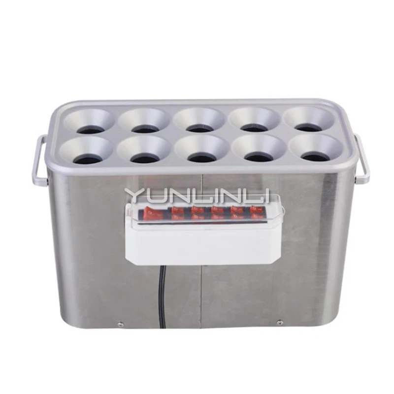 Commercial Egg Roll Baking Machine Automatic Egg Roll Baking Stove Egg Roll Machine for Breakfast Store/Snack Bar HLA1