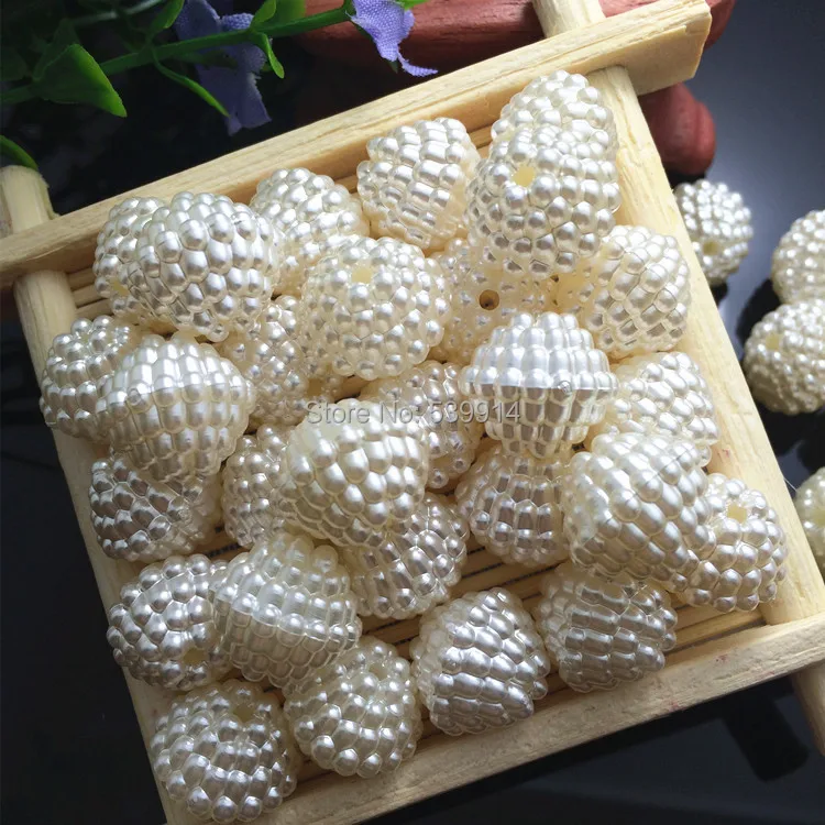 

14mm ABS Ivory Color Imitation Pearl Beads Round Beads Fit Europe Beads Jewelry making