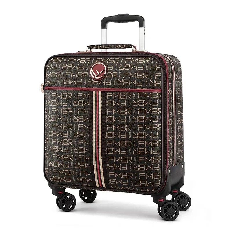 

Hot!New 16 20 24 size vintage Rolling Suitcases Women Carry-Ons Travel Bags on Wheels Men brand Trolley Luggage boarding box