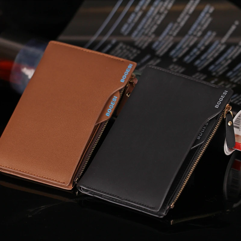 coin purse Men Wallet Short Style High Quality Card Holder Male Purse Zipper Large Capacity Brand PU Leather Wallet For Men