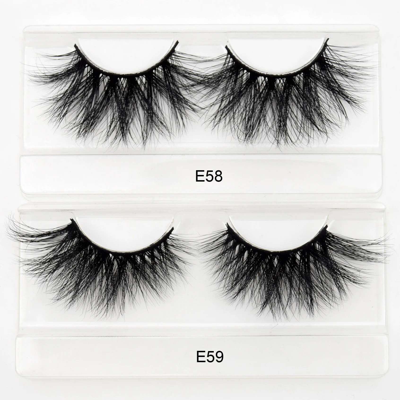 Visofree 25mm lashes 3D mink eyelashes cruelty free 25mm mink lashes handmade crisscross dramatic eyelashes faux cil makeup lash