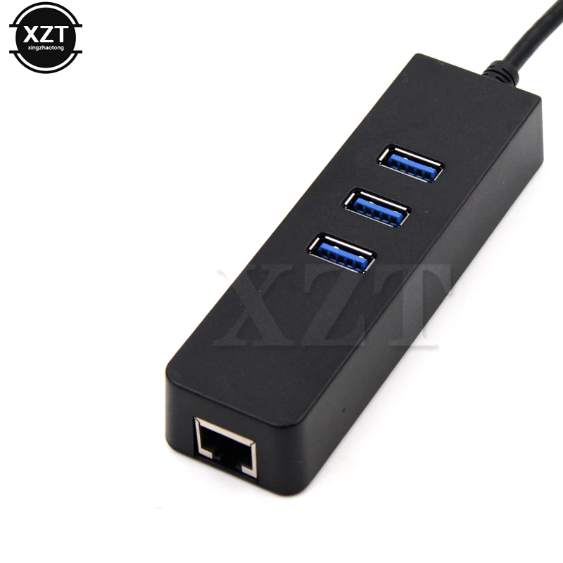 Hub Ethernet con 3 puertos USB 3,0 a RJ45, adaptador Gigabit con cable LAN, WIFI, tarjeta de red para Windows, Mac Pro, 10/100/1000 Mbps