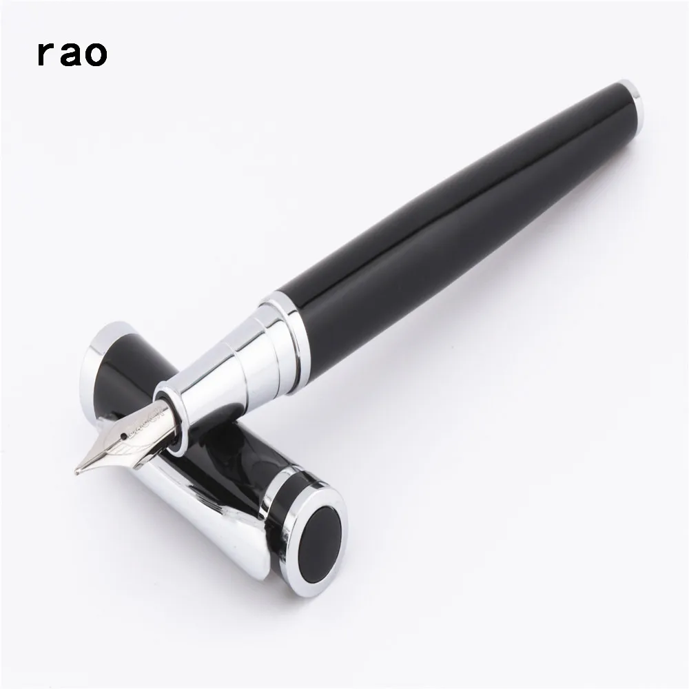 Baoer 3035 Black Business office Medium nib Fountain Pen New