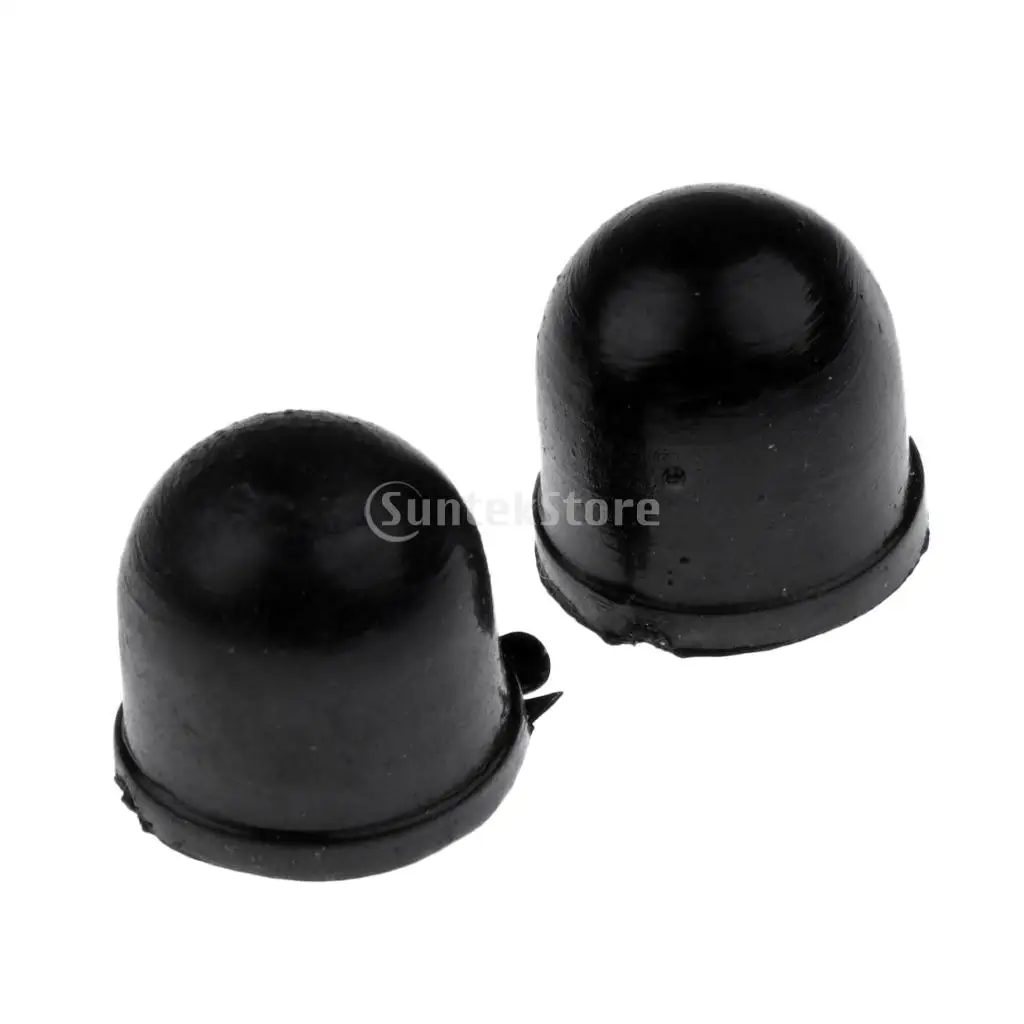 2 Pieces Skateboard Longboard Truck Replacement Pivot Cups 3.25 - Black - 12*10 mm