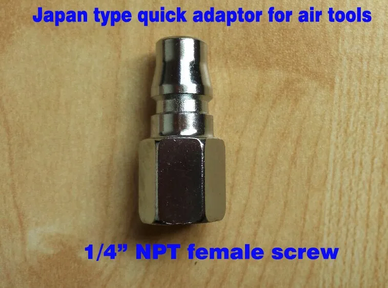 

50pcs/lot 1/4" NPT female thread Japan type Pneumatic Air Hose Quick Coupler Japanese type air tools quick adaptor