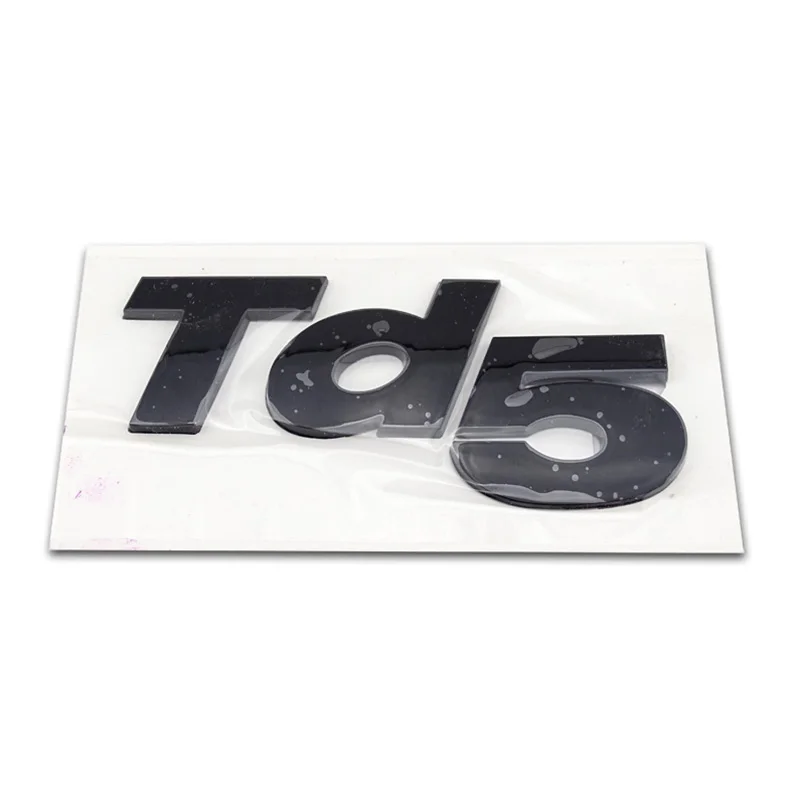 Original Quality Gloss Black 3D Lettering Logo Td5 Badges Car Emblem for Defender